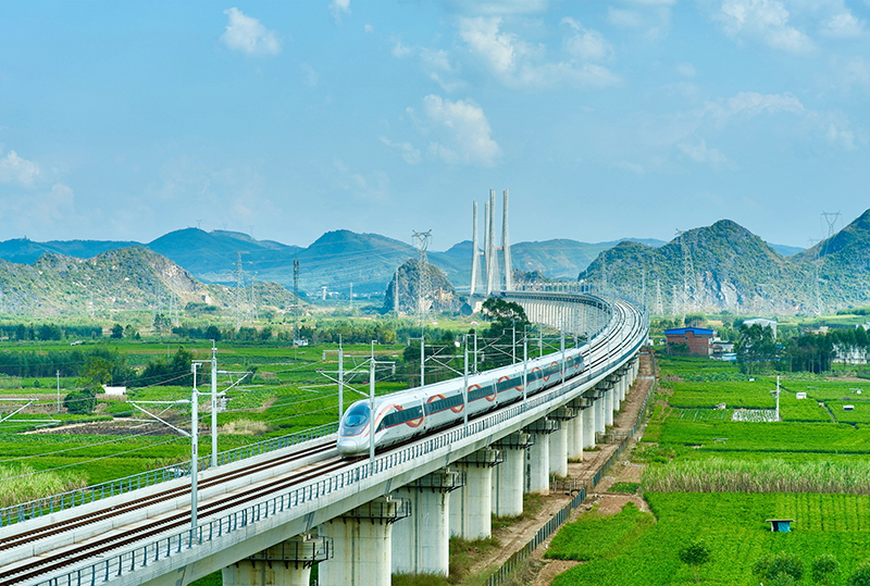 3.6聯(lián)調(diào)聯(lián)試：復(fù)興號動車組駛過百合郁江特大橋（大圖2）.jpg