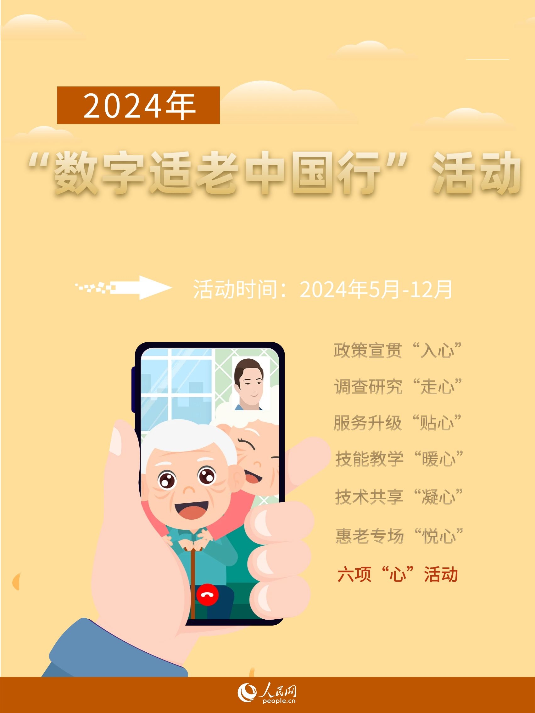 焦点官网：2024年“数字适老中国行”5月“走起”！开展6项“心”活动